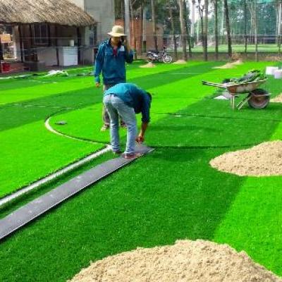 Thi công cỏ cho biệt thự Sealinks Phan Thiết